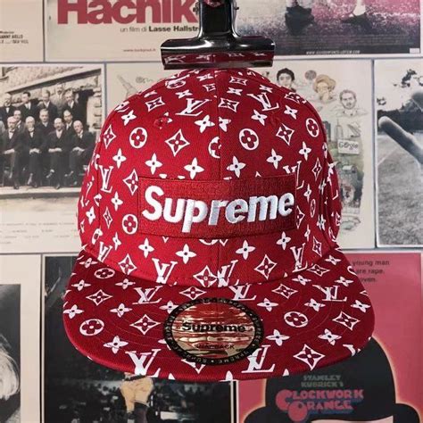 supreme louis vuitton cap fake